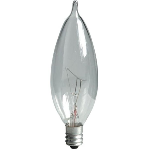 Current Ge Lighting 66107 60 Watt Clear Candleabra Incandescent Light Bulb 66107